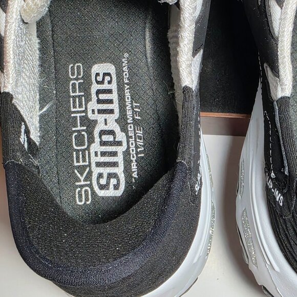 Skechers D'Lites 150030W Slip Ins Air Cooled Memory Foam Shoes Womens 8.5 WIDE - Picture 9 of 16